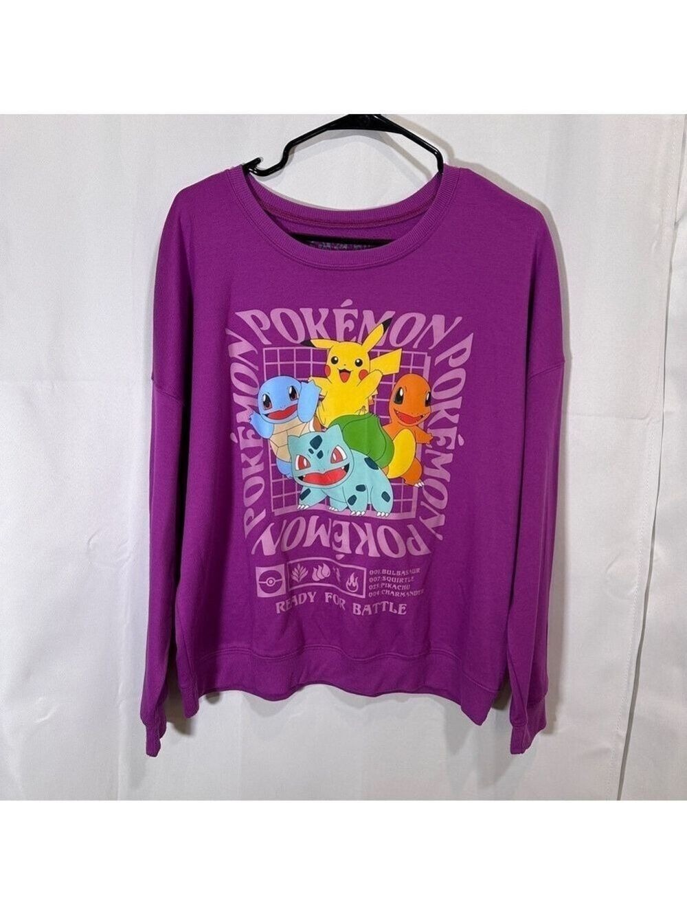 Purple Pokémon Sweatshirt